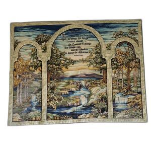 Serenity Prayer Quilt Panel Wall Hanging 44"x 35"